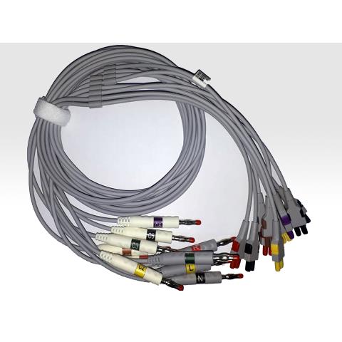 Independent lead wires for ECG data acquisition box, 10pcs/set,