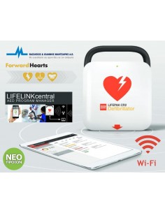 Απινιδωτής LIFEPAK CR2 ημιαυτόματος Wifi με LIFELINKcentral 