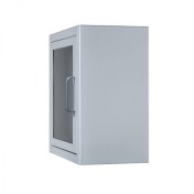 Wall cabinet for Aed with alarm white | Mantzaris
